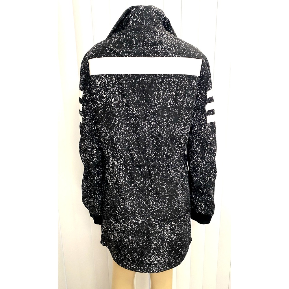 Belmar 16eme Nord Windbreaker Jacket Black White Zip Long Sleeve Pockets Hood L - Picture 4 of 8